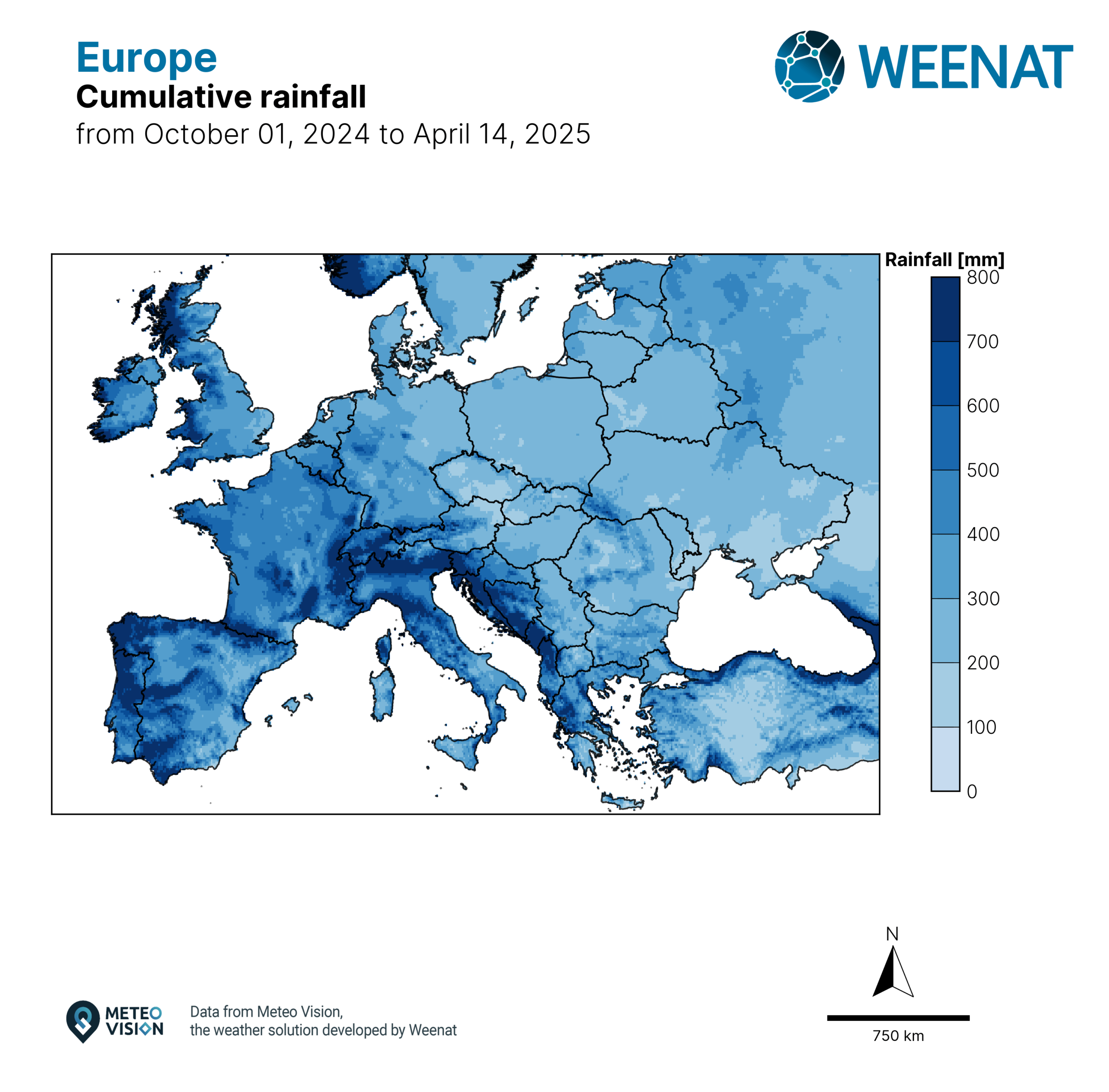 Recarga invernal 2024-2025 en Europa y España: ¿cuál es el estado de los acuíferos en abril?