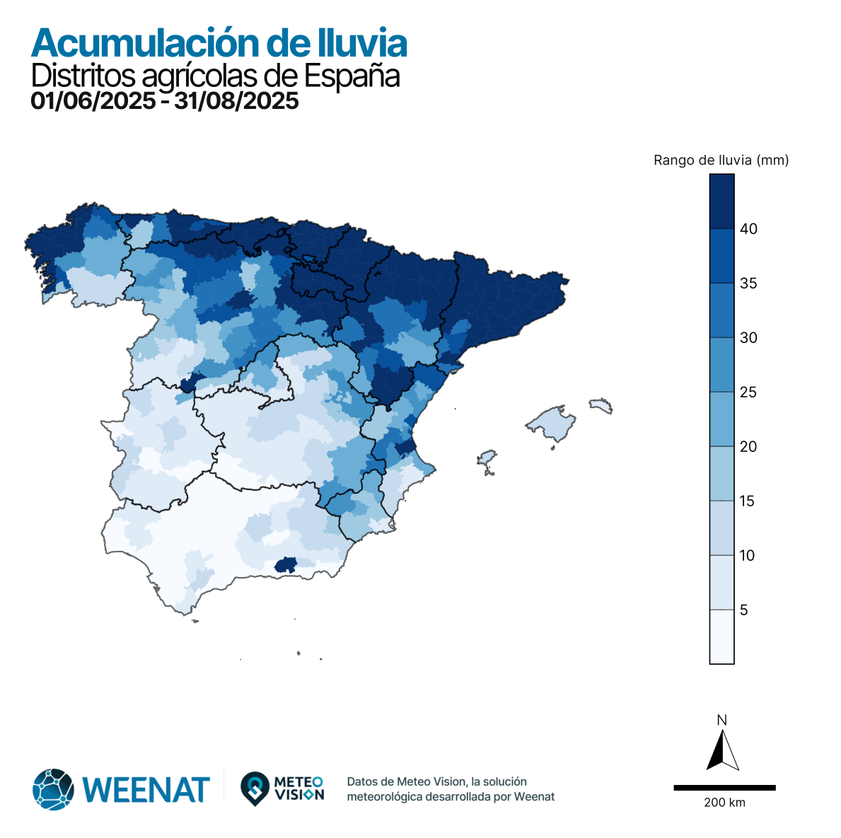 La agricultura marcada por un verano 2025 que ha acentuado el déficit hídrico en la mayor parte de España 